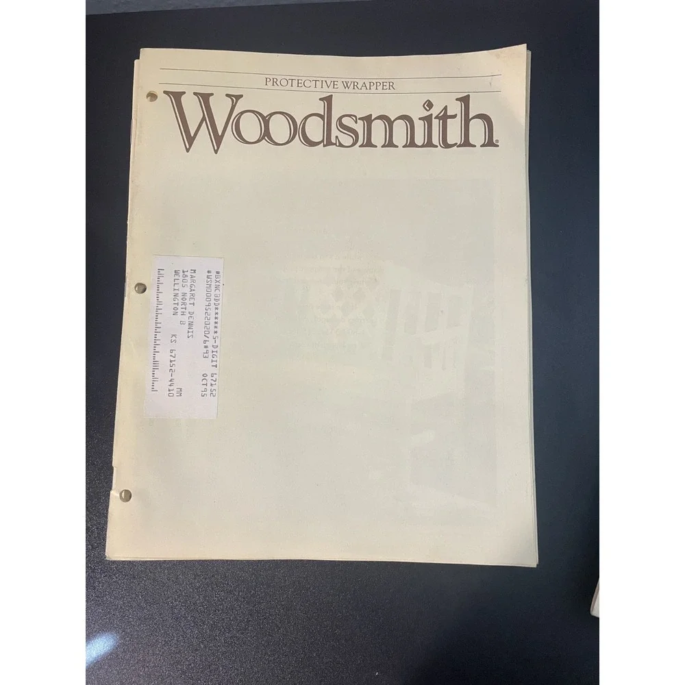 Woodsmith Woodworking Notes from the Shop Variety Lot (1993-1995)